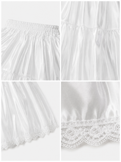 White Beauty and the Beast Cosplay Skirt