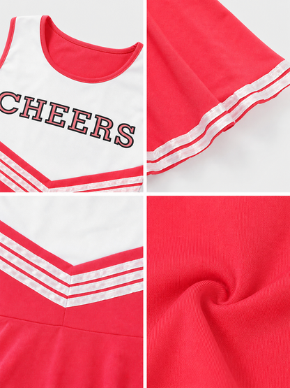 CHEERS Performance Costume, Dress and Pom-Poms