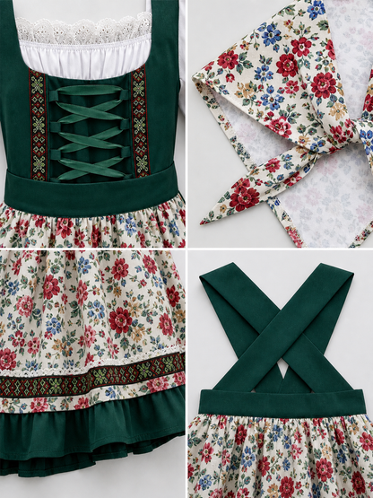 Dirndl-Style Carnival Costume with Apron