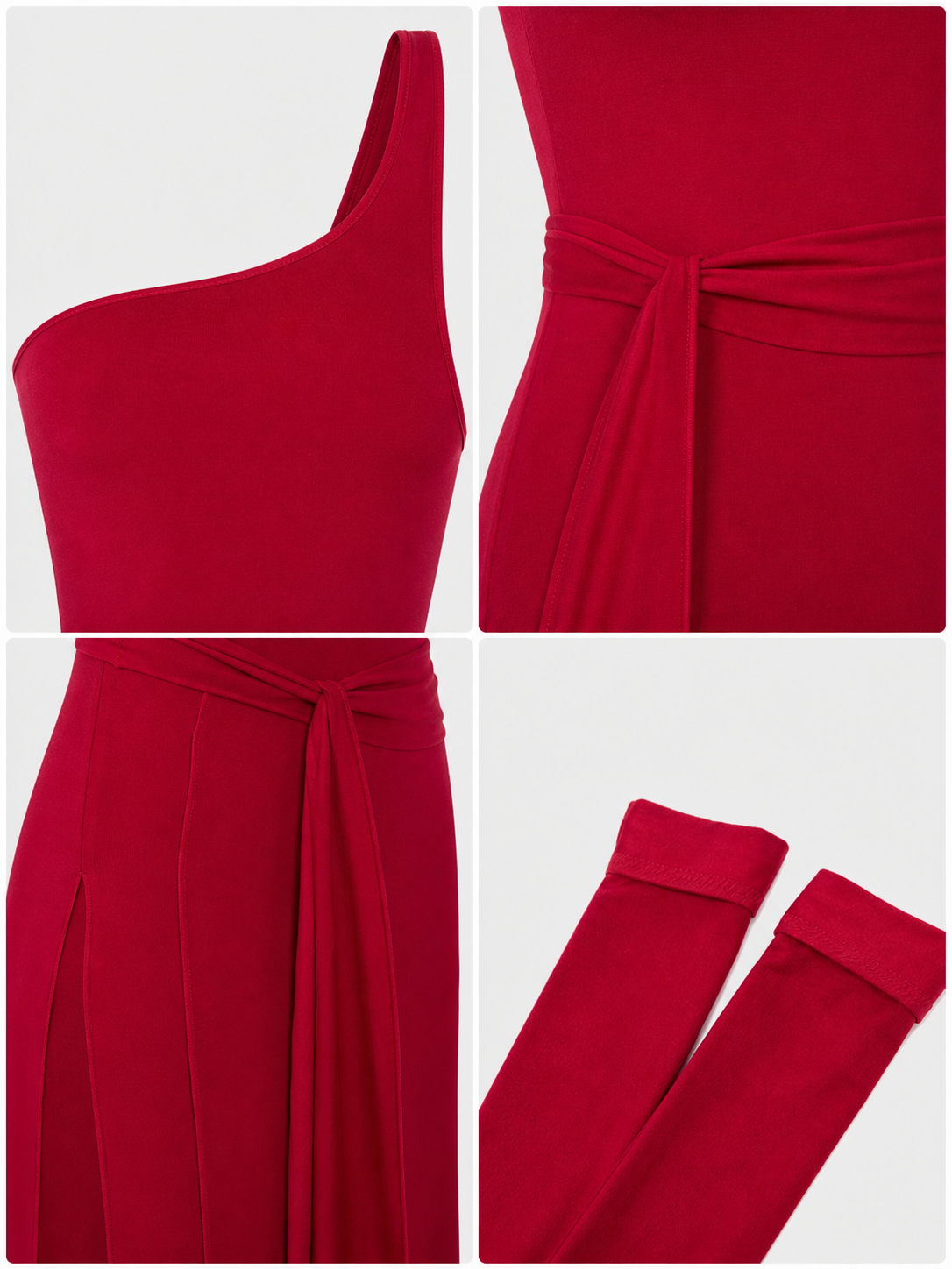 Marvel Elektra Red Cosplay Costume with Accessories