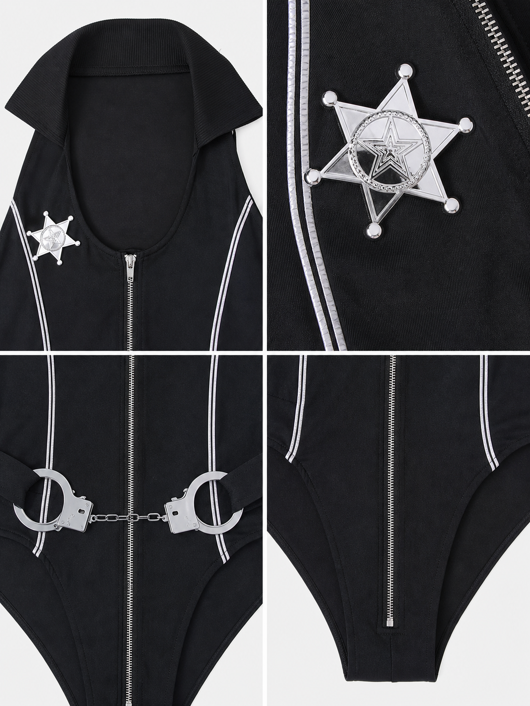 Police Cosplay Costume with Accessories