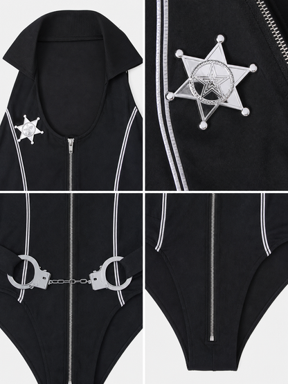 Police Cosplay Costume with Accessories