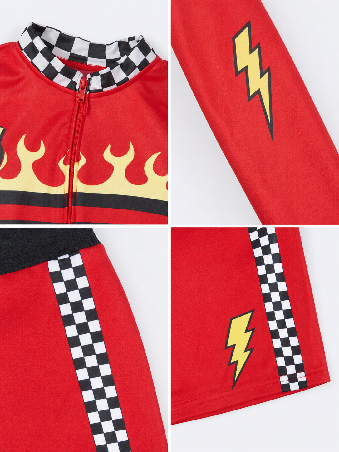 Two-Piece Racing-Style Stage Costume detail view