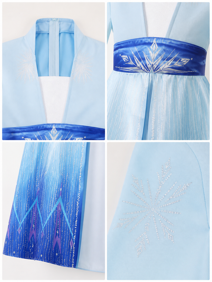 Snow Queen Carnival Costume for Halloween and Cosplay detail view