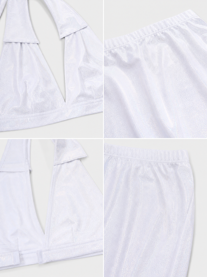 Disco-Style Cosplay Costume: Top and Pants