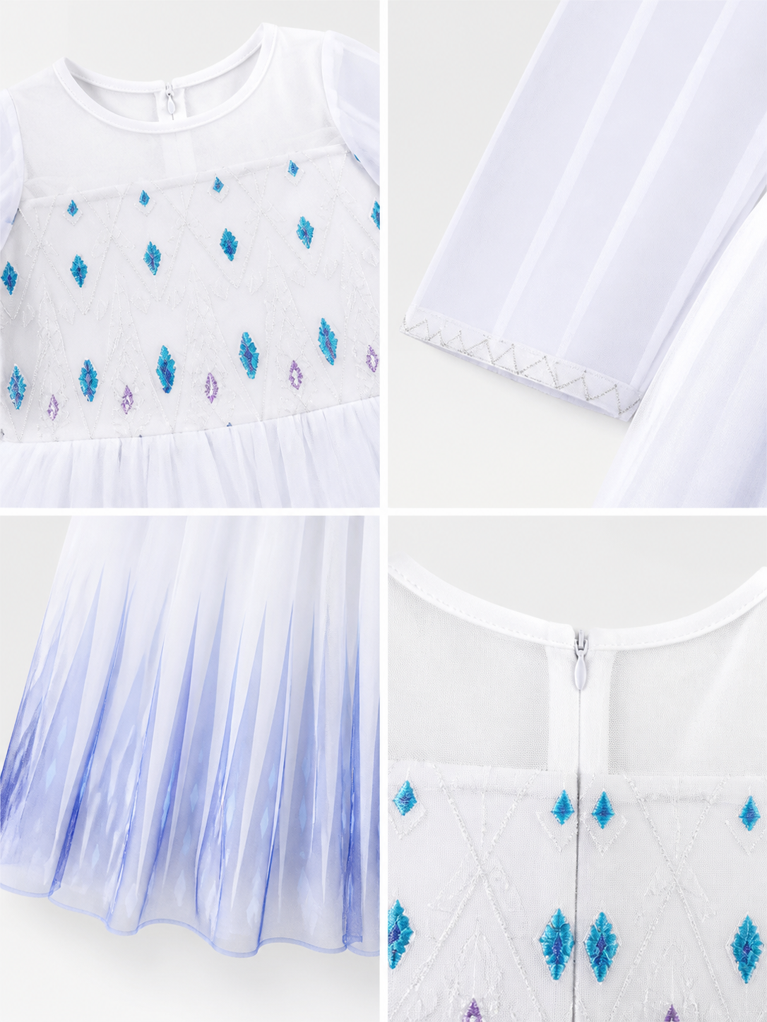 Snow Princess Carnival Costume for Cosplay