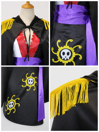 Pirate Costume with Cape and Hood