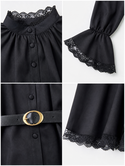 Witch Cosplay Costume: Dress, Hat, and Belt