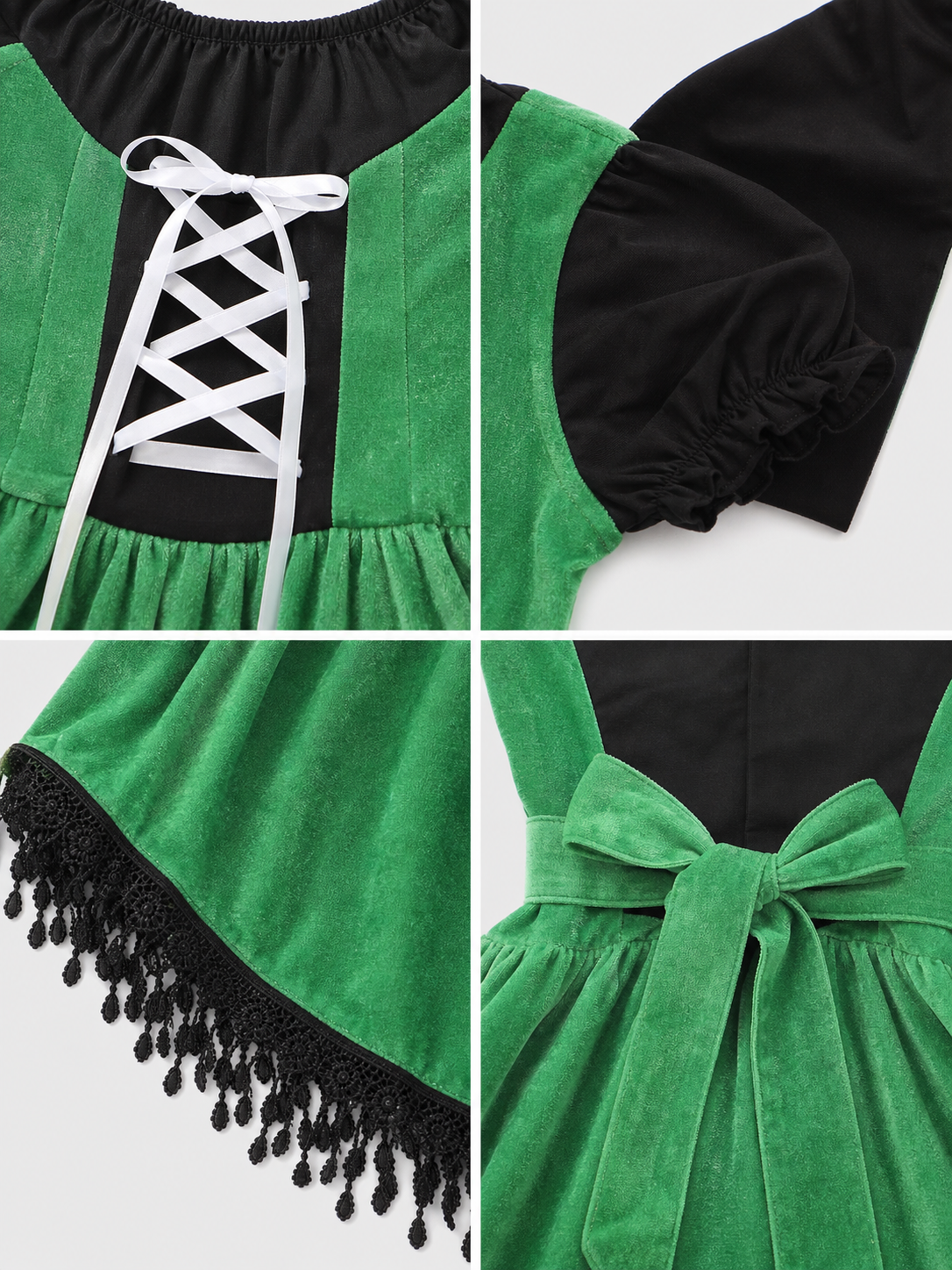 Leprechaun costume with green hat