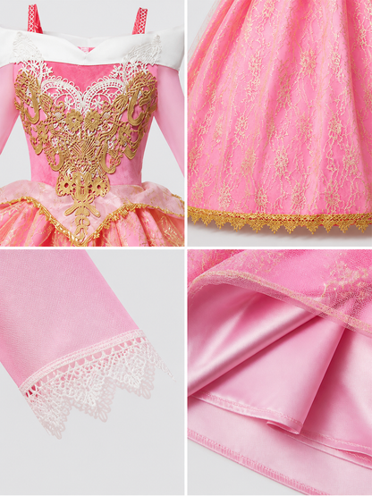 Princess Costume Dress for Halloween and Cosplay detail view