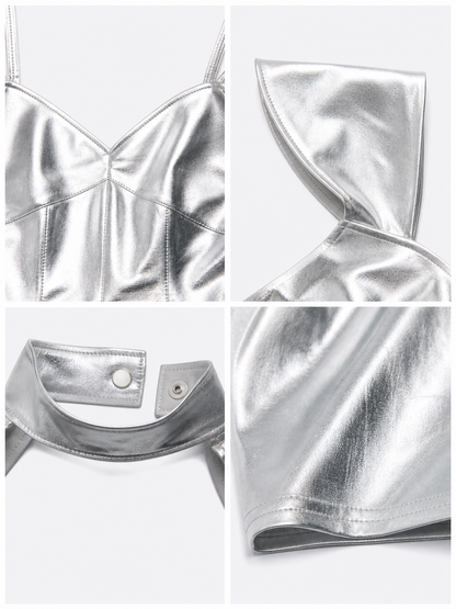 Silver Stage Cosplay Costume detail view