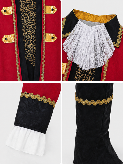 Halloween Pirate Costume, Stage Set