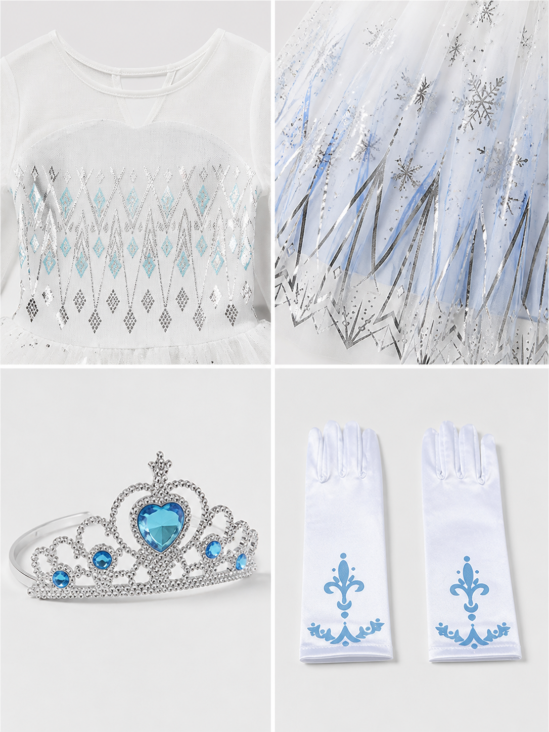 Princess Costume for Halloween and Cosplay detail view