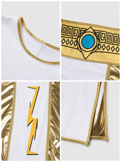 Greek-Style Cosplay Dress with Slit