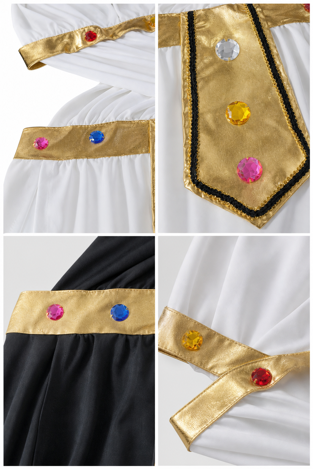 Cleopatra Costume with Decorations and Headband