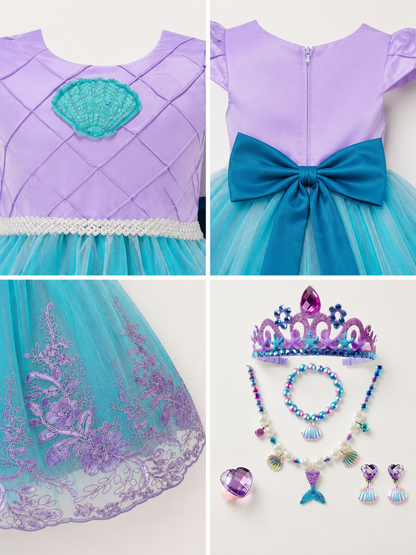 Mermaid Costume for Halloween and Cosplay product detail composite