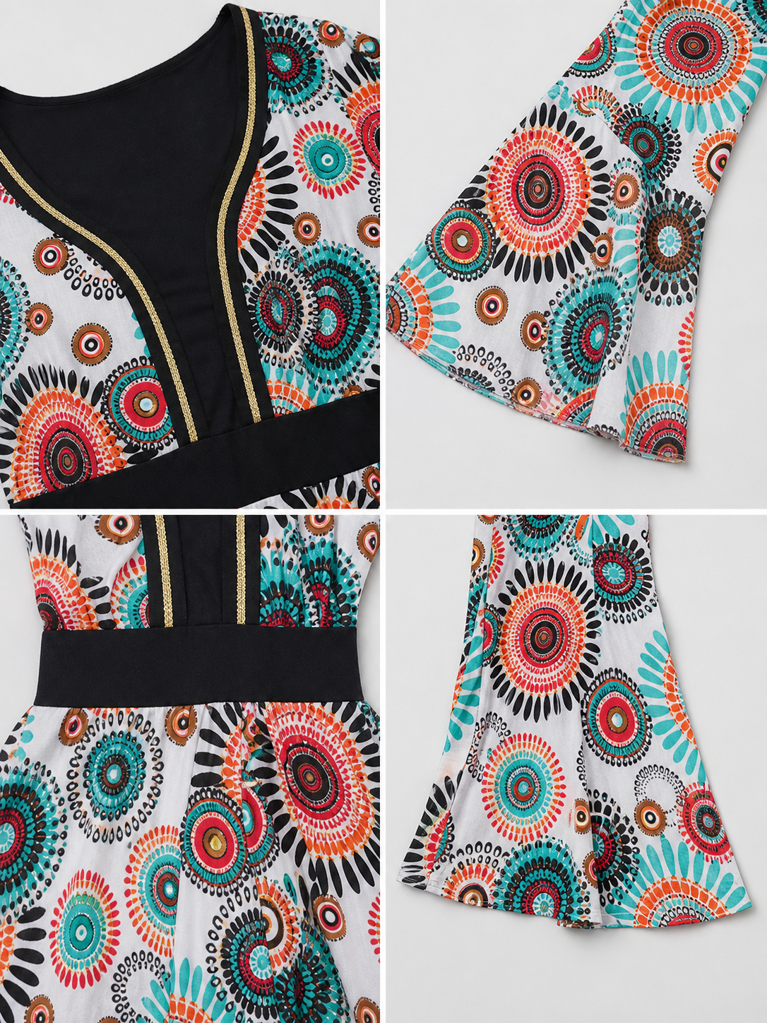 Retro 1960s–70s Disco-Style Costume with Pants