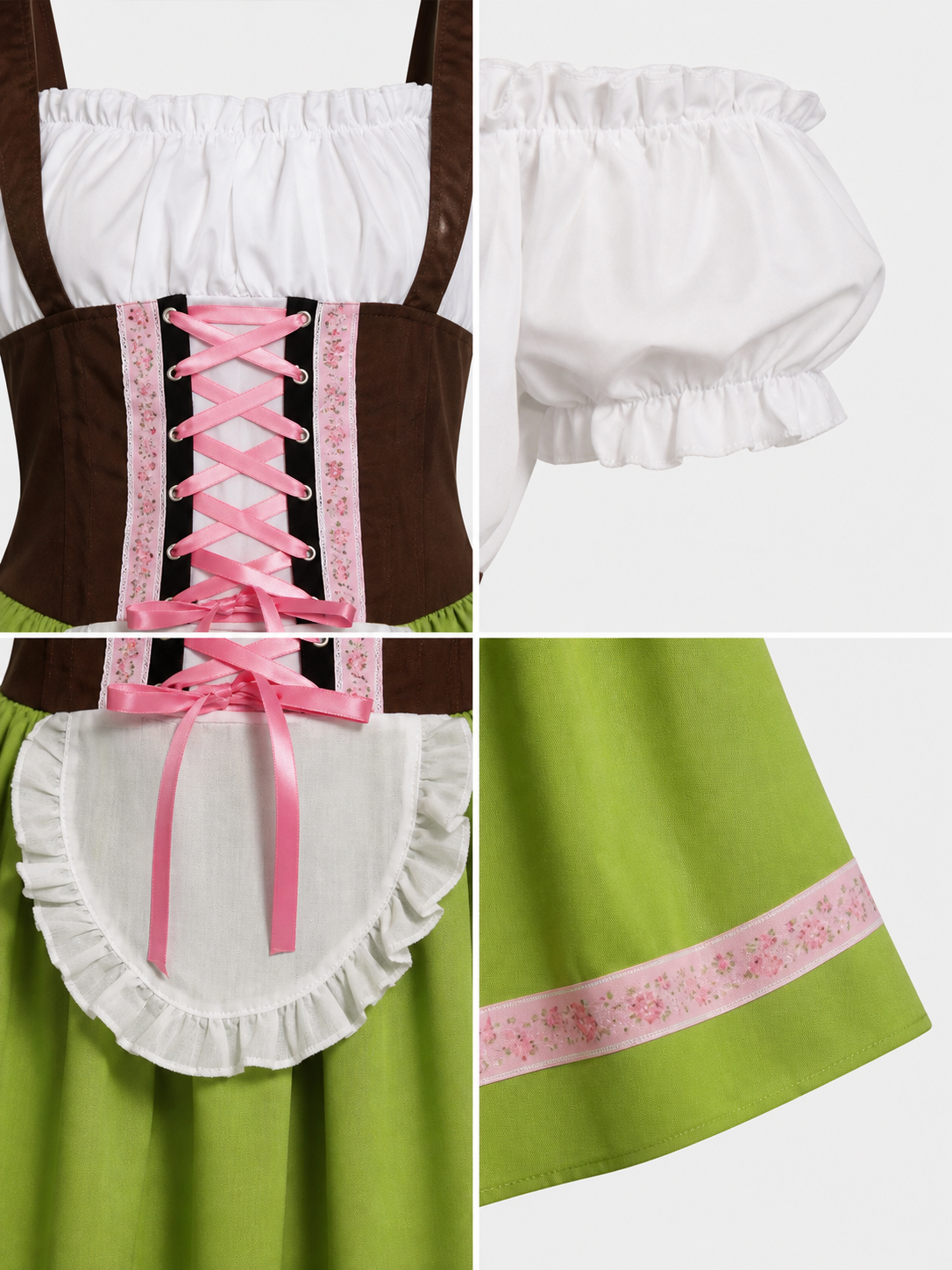 Traditional Folk-Style Costume Dress