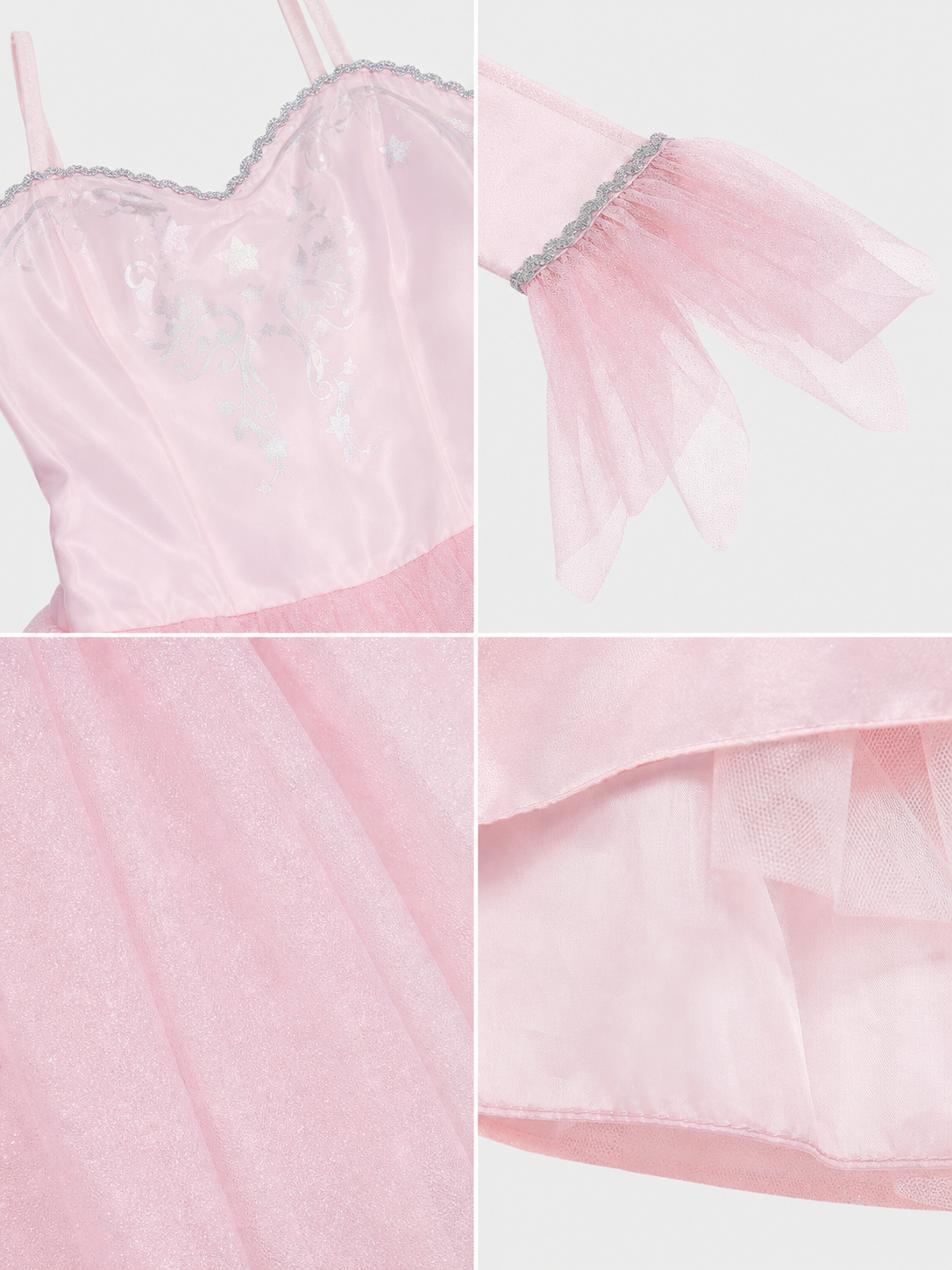 Ballet Stage Dress with Tutu Skirt