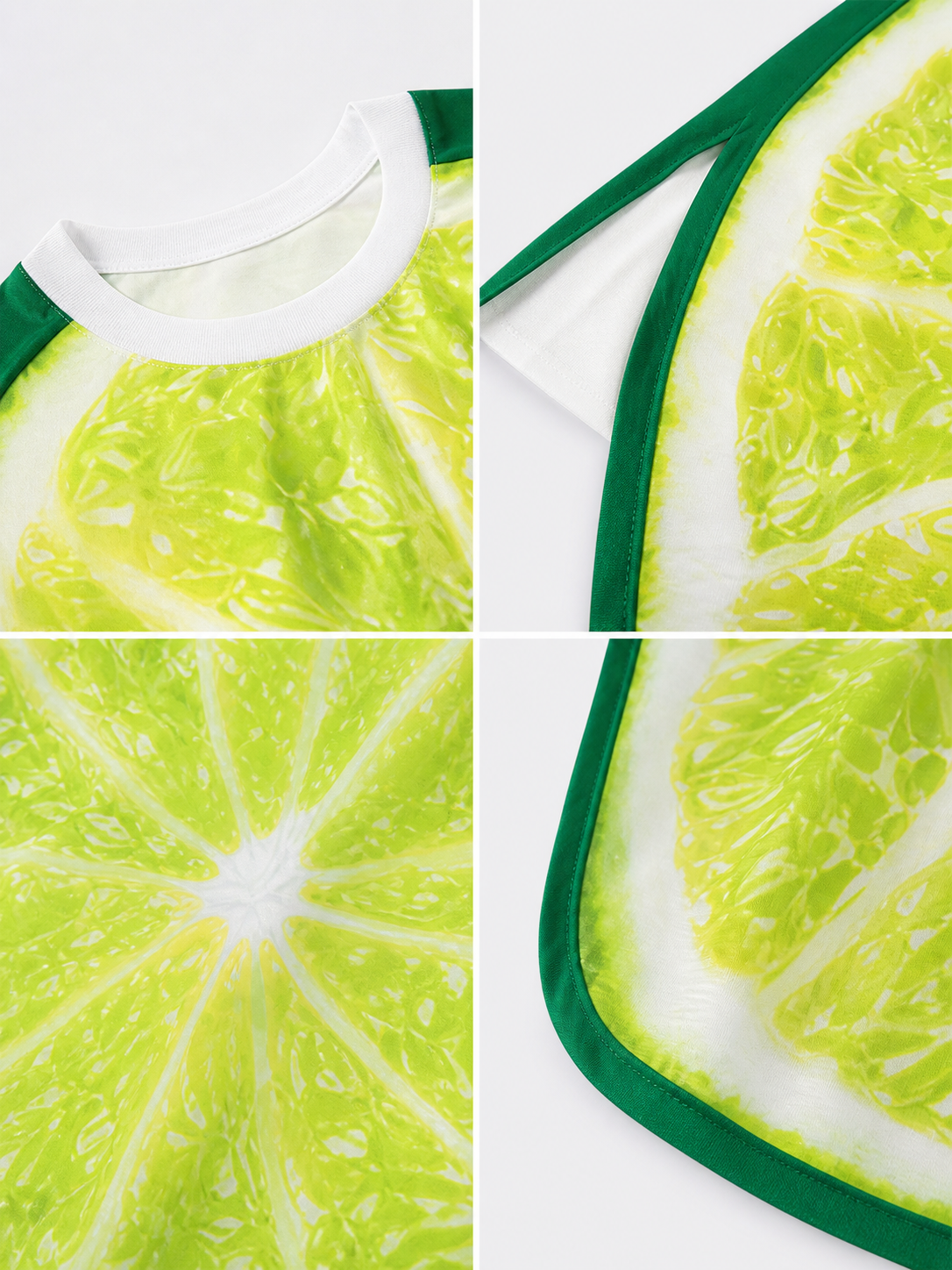 Lime Slice Costume with Hat for Parties