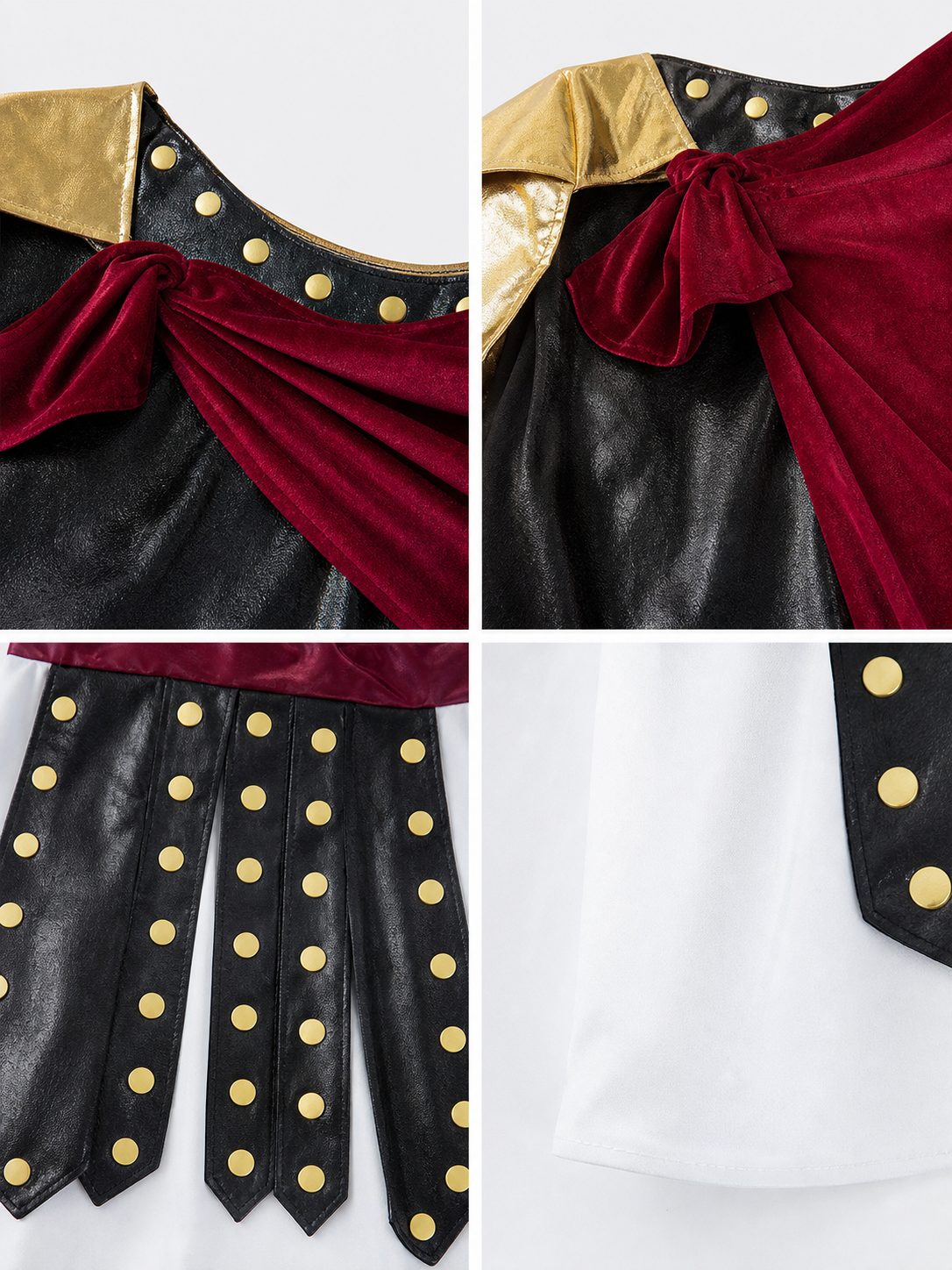 Roman Warrior Costume with Shield and Sword for Cosplay product detail composite