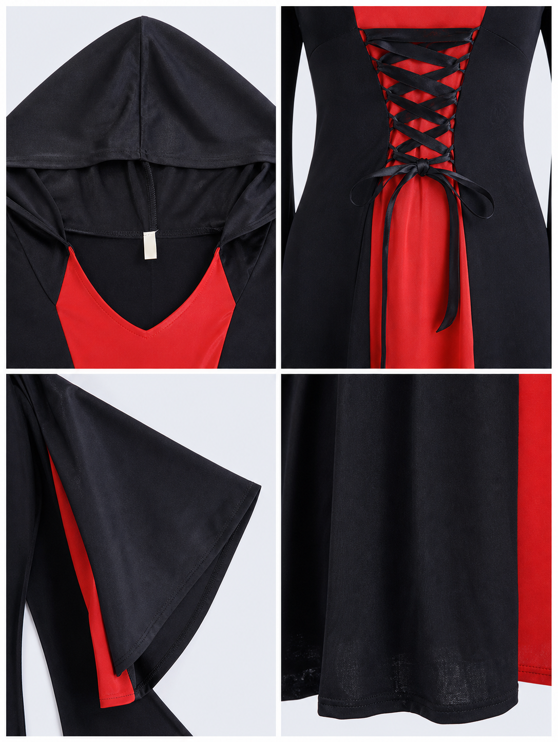 Gothic Hooded Halloween Costume