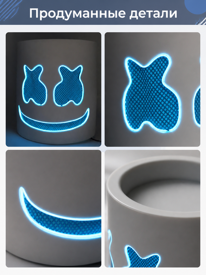 Light-Up Carnival Mask for Halloween and Cosplay product detail composite