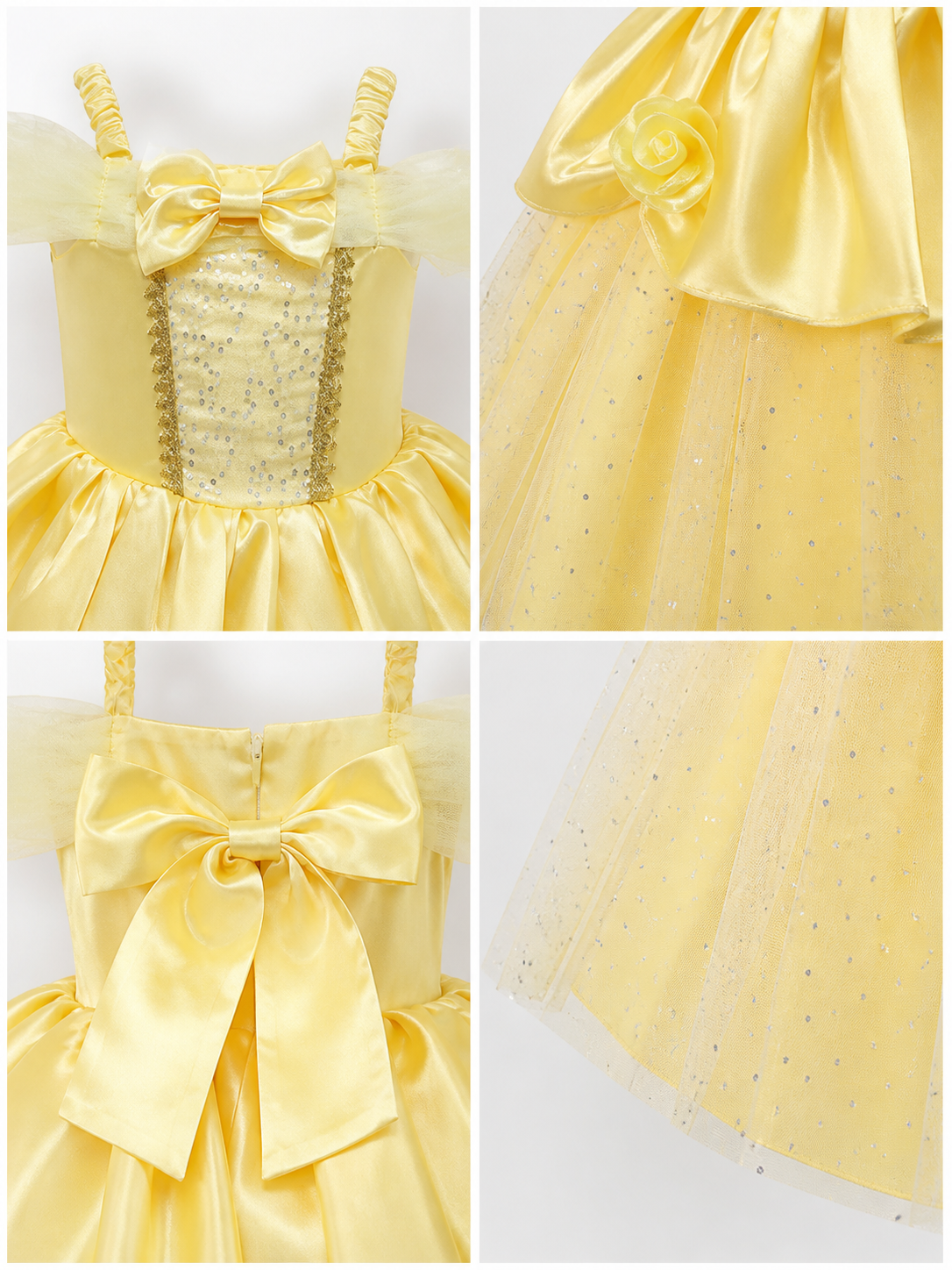 Princess Costume for Halloween and Cosplay detail view