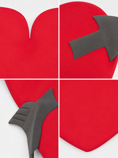Heart-Shaped Cupid's Arrow Costume for Parties