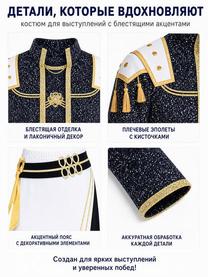 Short Children’s Sequin Costume for the Stage detail view