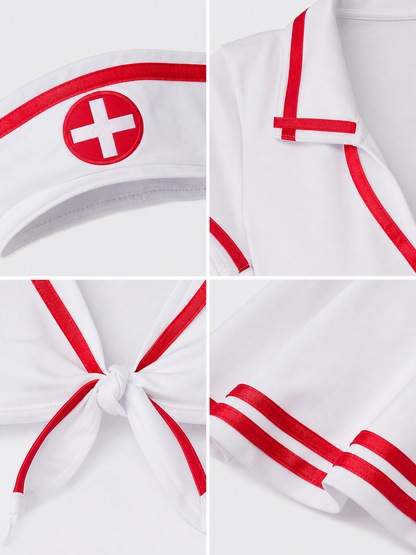 Medical Costume with Red Details, Set