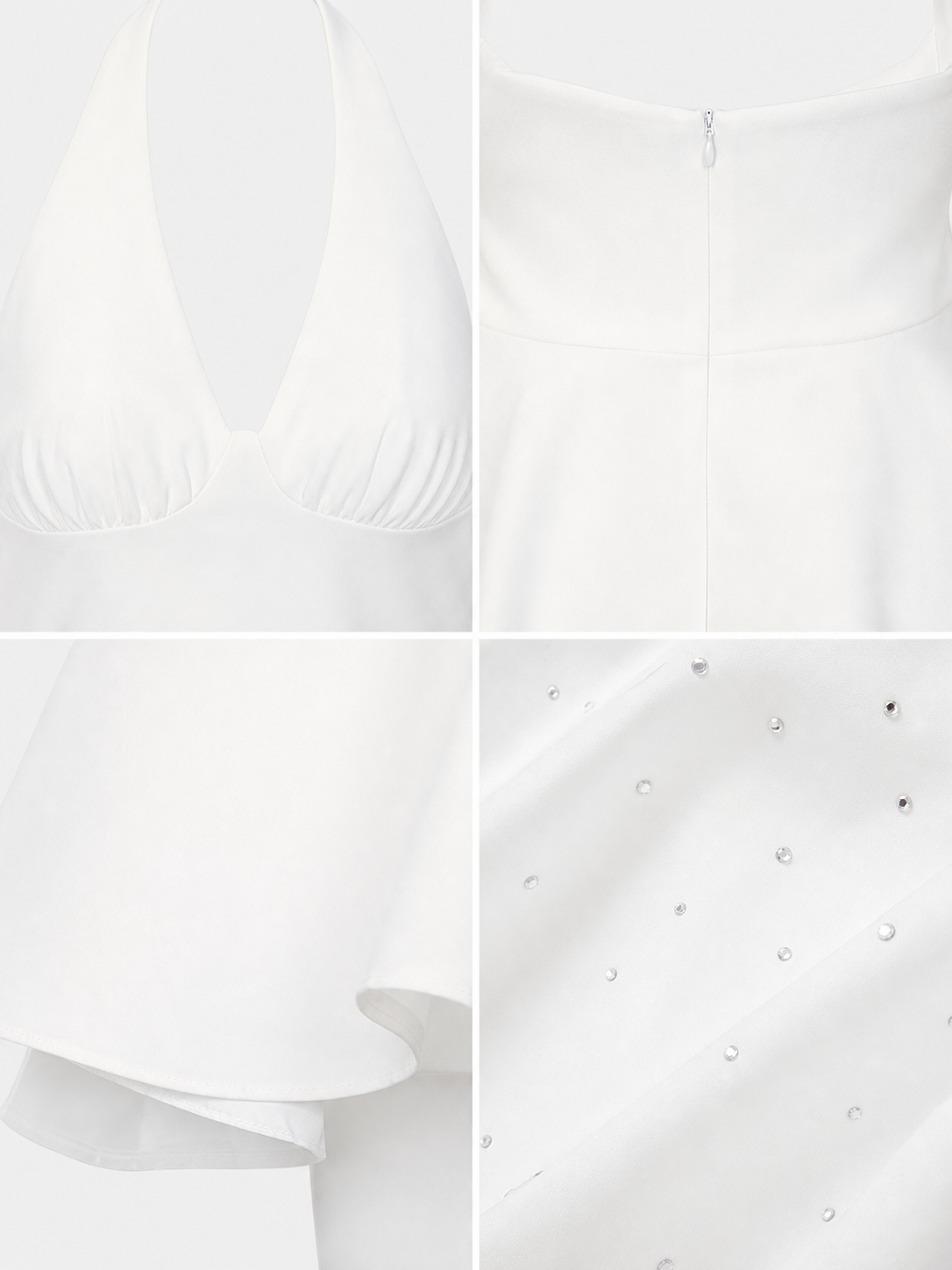 Marilyn Monroe-style dress for masquerade, white