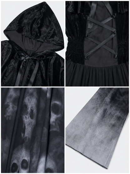 Gothic Costume: Hooded Dress and Cape
