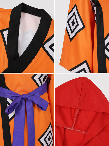 One Piece Jinbe Cosplay Costume with Cape
