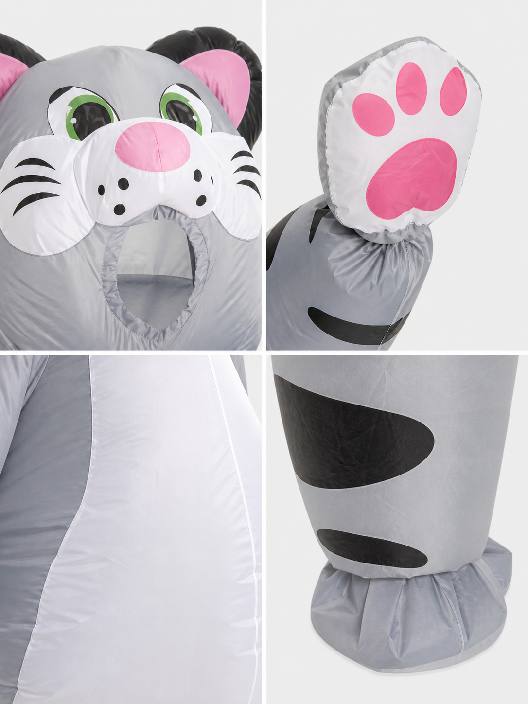 Inflatable Cat Costume for Halloween and Parties