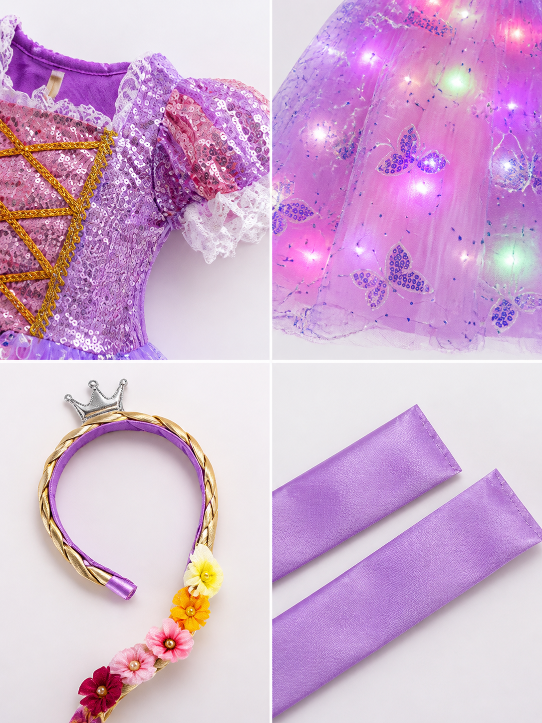 Glowing Princess Halloween Costume detail view