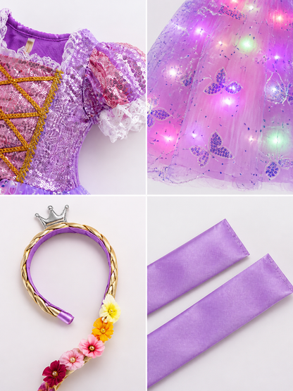 Glowing Princess Halloween Costume detail view