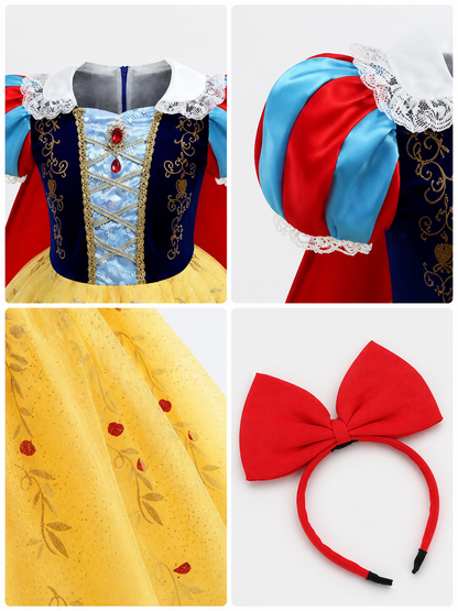 Halloween Princess Costume with Apple detail view