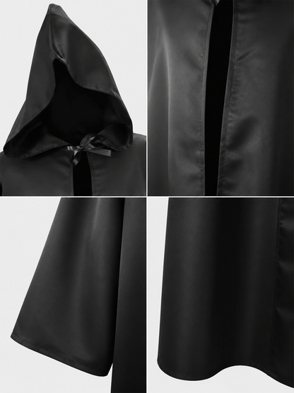 Hooded Cloak Poncho for Obi-Wan Kenobi Cosplay