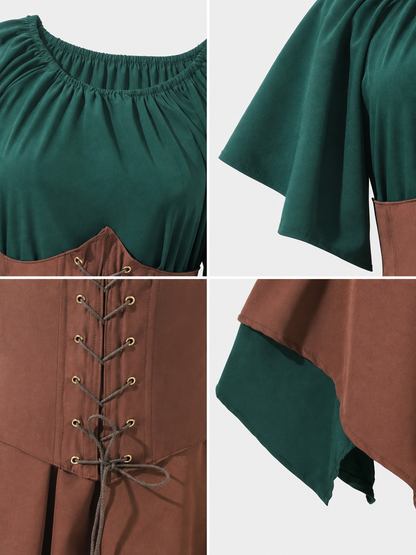 Medieval Renaissance-Style Costume Dress