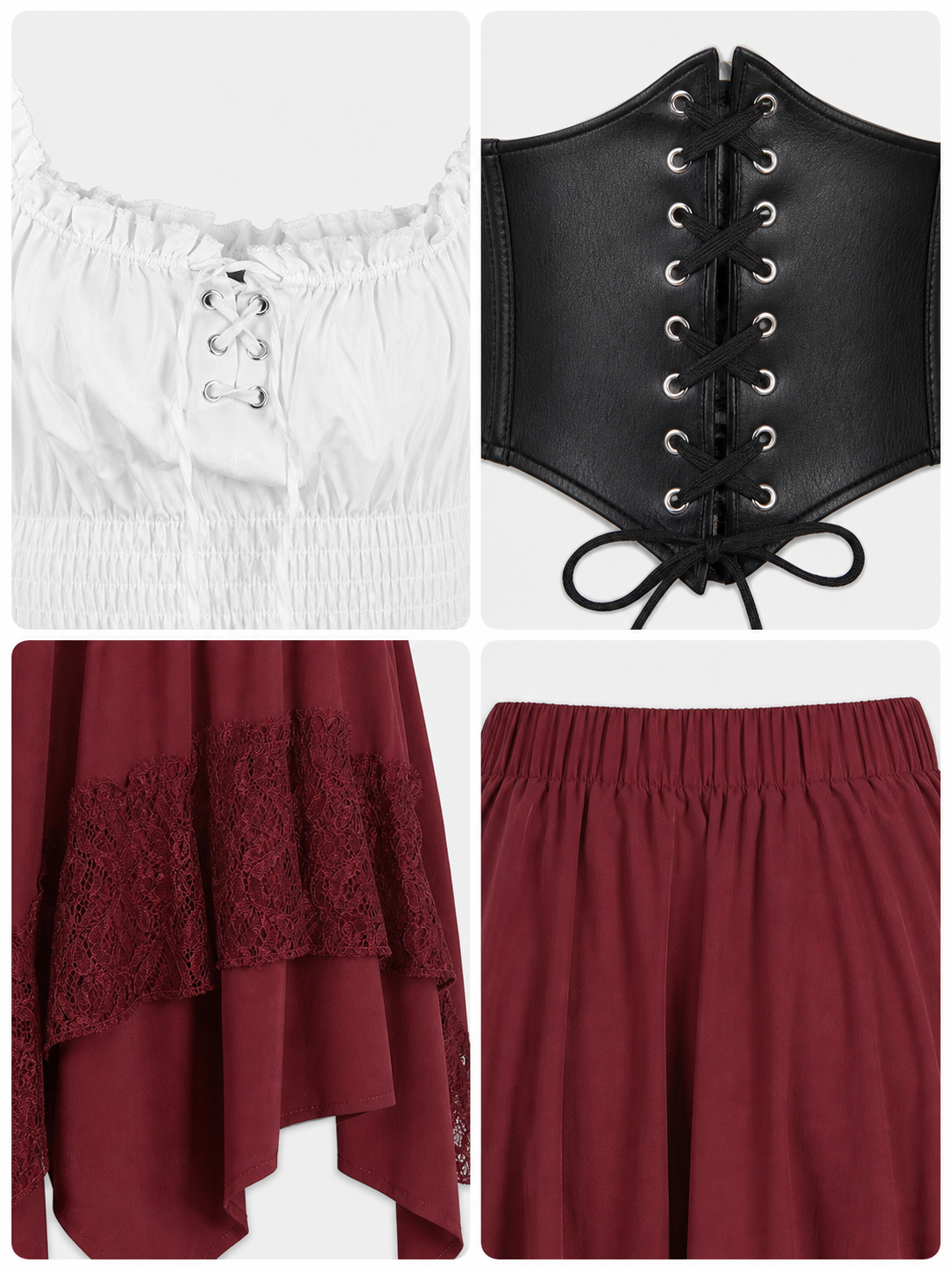 Three-Piece Pirate-Style Costume