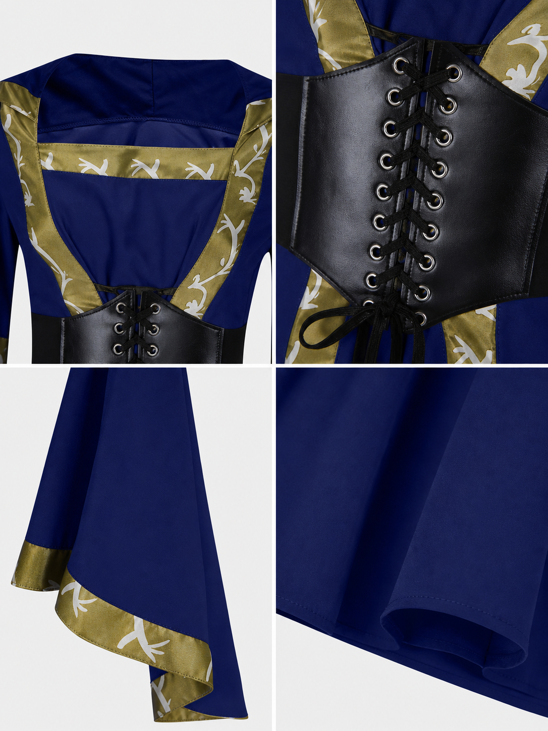 Medieval Fantasy Hooded Dress