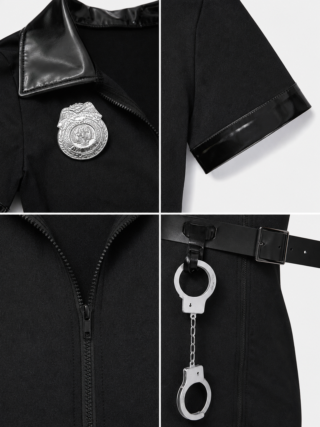 Police Uniform Costume Dress for Cosplay