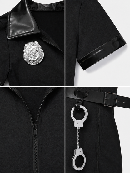 Police Uniform Costume Dress for Cosplay