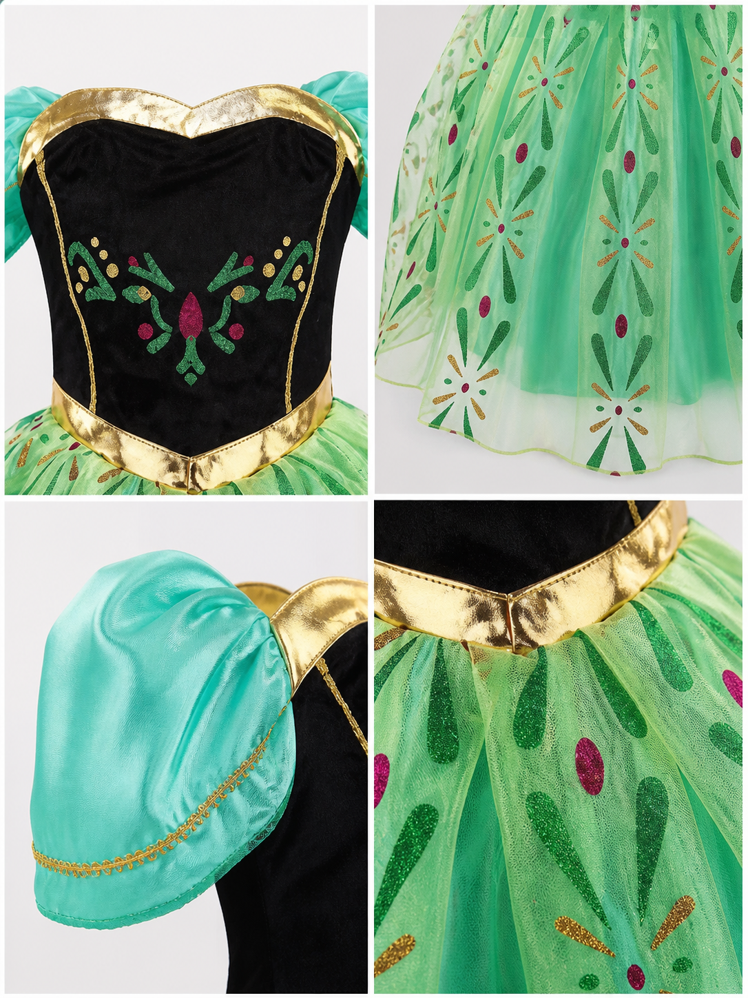 Halloween and Cosplay Princess Costume detail view