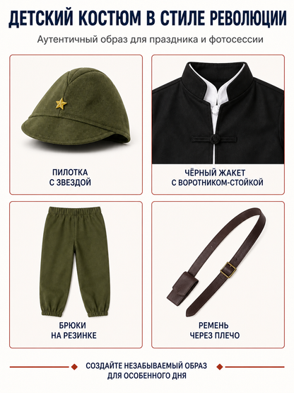 Japanese Soldier Costume with Hat for Stage detail view