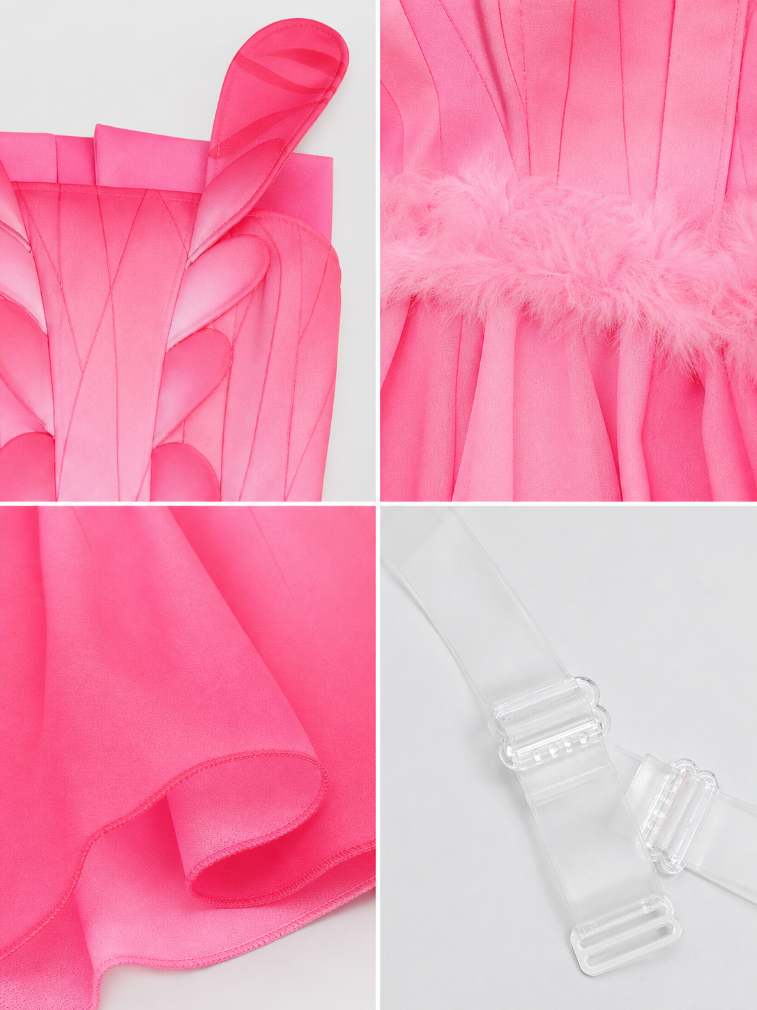 Cosplay Dress with Wings, Belt, and Full Hem