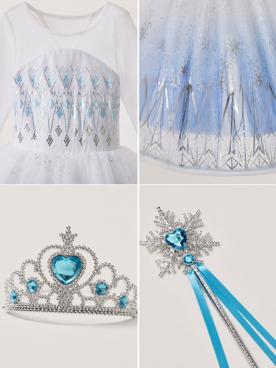 Halloween Snow Princess Costume
