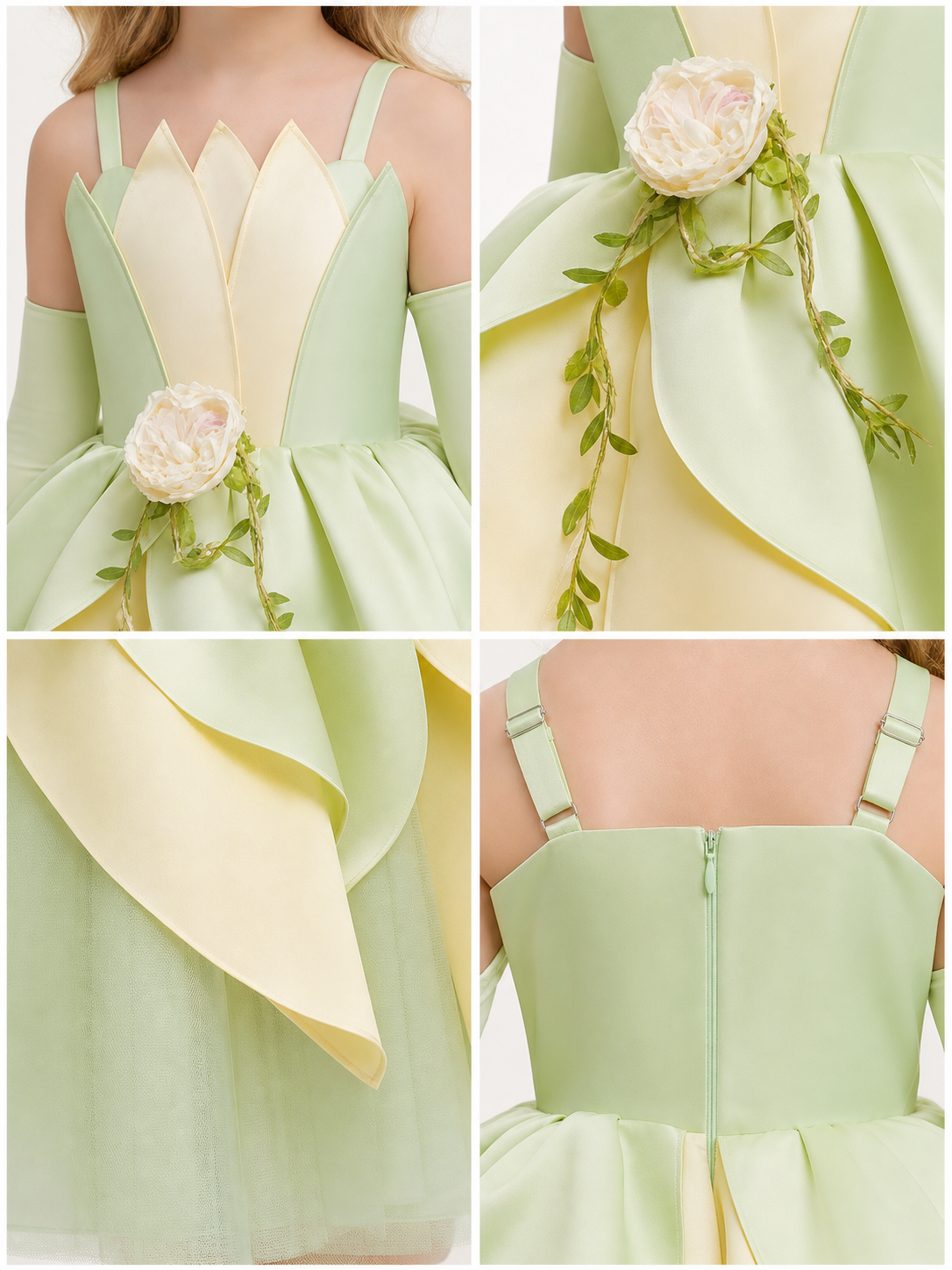 Princess Costume for Halloween and Cosplay detail view