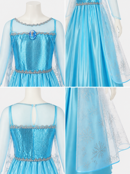 Blue Princess Costume for Halloween and Cosplay